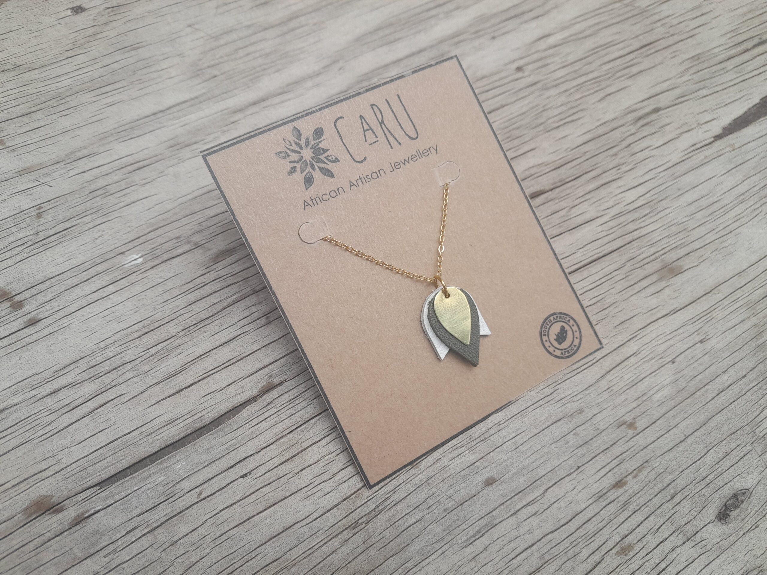 Tulip Brass Necklace - Image 3